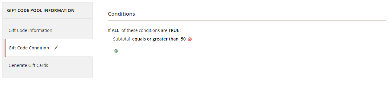 gift code pool conditions