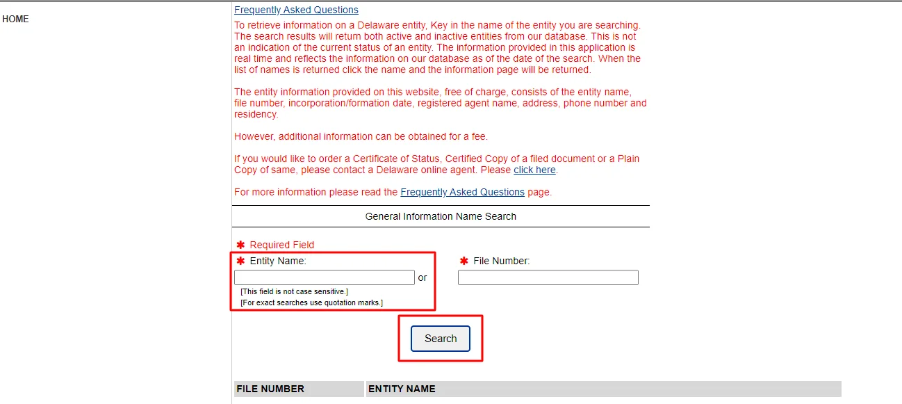 Check and reserve your corporation name