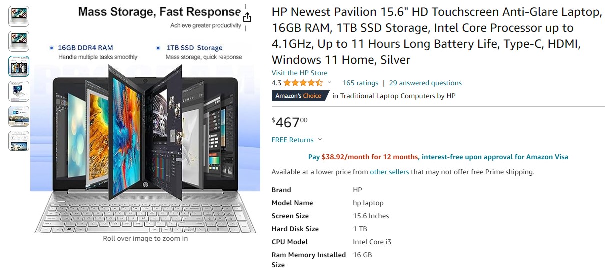 Amazon uses round numbers to show more value of product