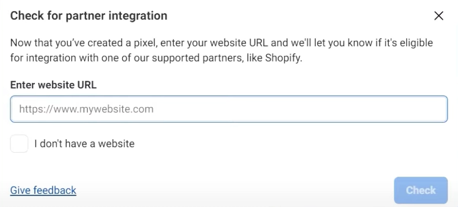 check partner integration