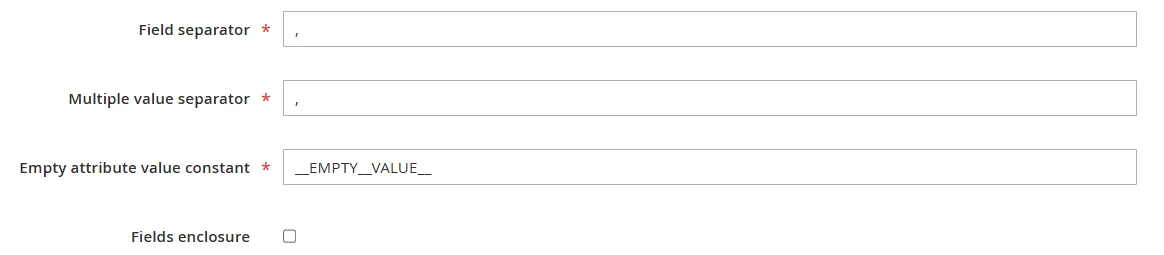 multiple value separators