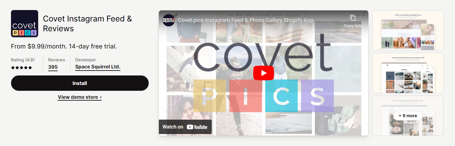 Covet Instagram Feed & Reviews By Space Squirrel Ltd.
