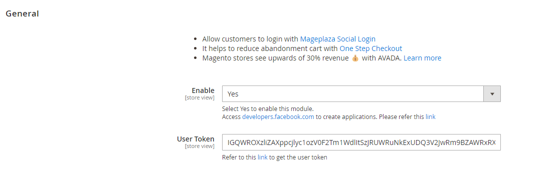 Magento 2 Integrate Instagram Feed step 2