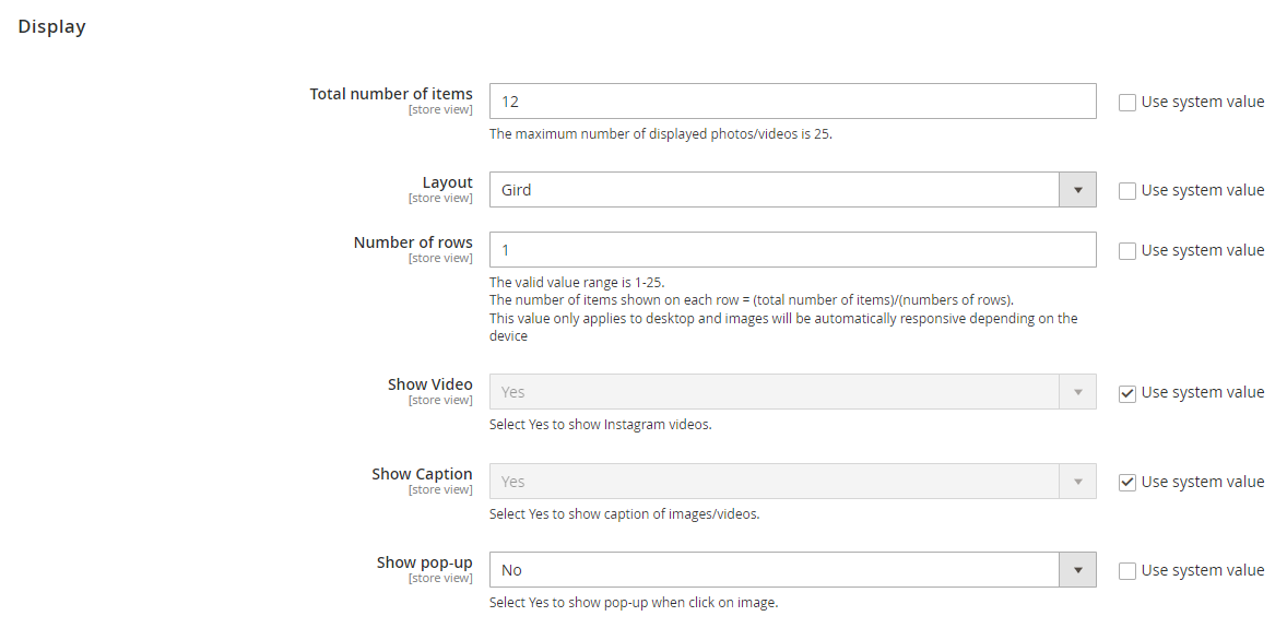 Magento 2 Integrate Instagram Feed step 3