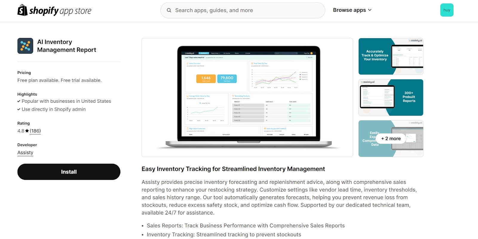 AI Inventory Management Report