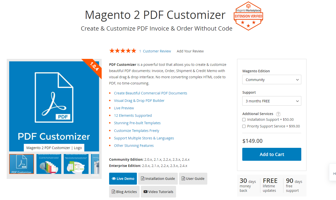 Magezon PDF Templates Customizer