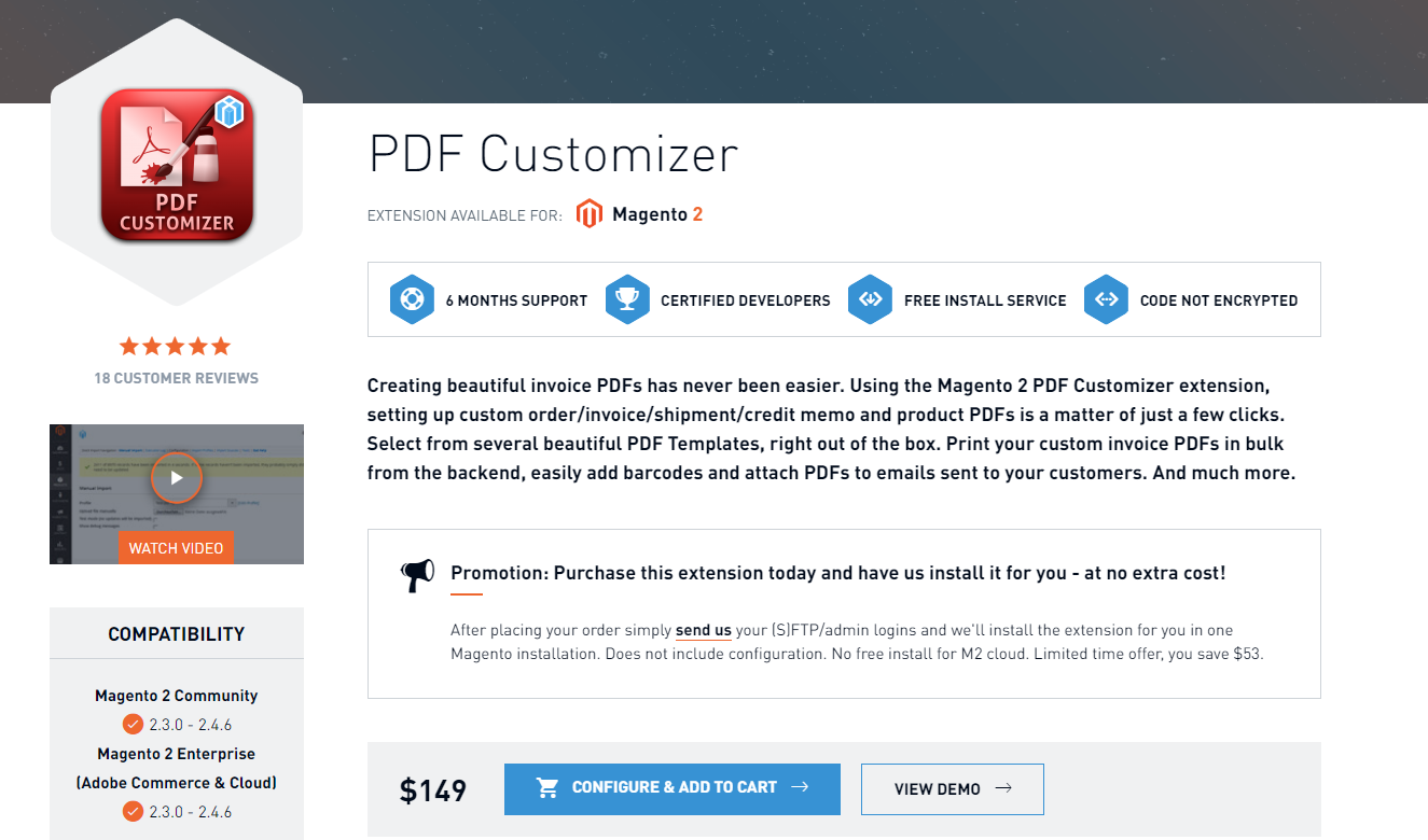 Xtento PDF Templates Customizer