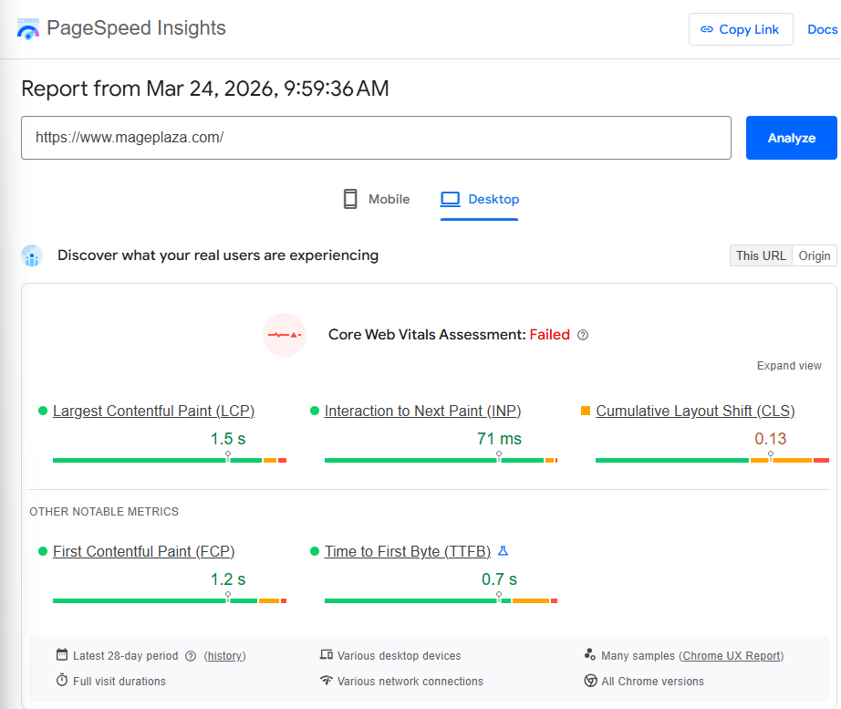 Google PageSpeed Insights