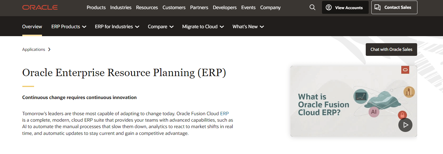 Oracle ERP