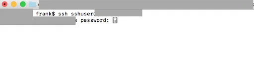 Login to your server