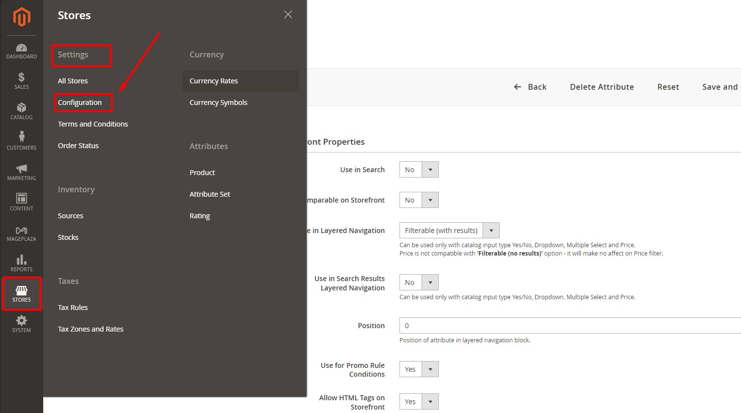 access-catalog-search-configuration