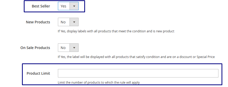 Best sellers Product Limit