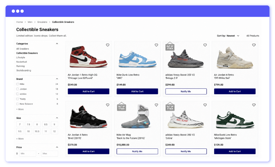 Out-of-stock Labels