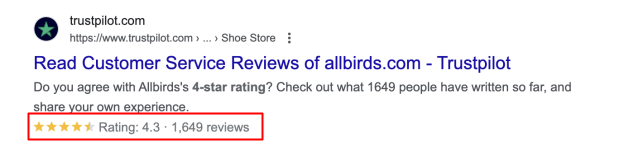 What are rich snippets