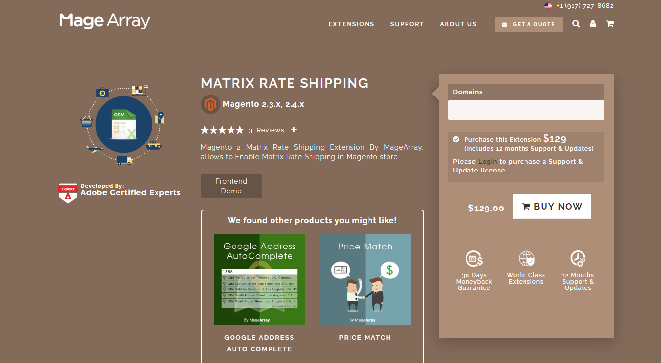 Magento 2 Matrix Rate Shipping from Magearray