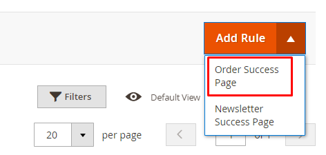 Add order success page