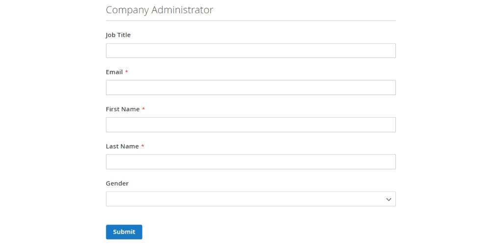 Add company admin