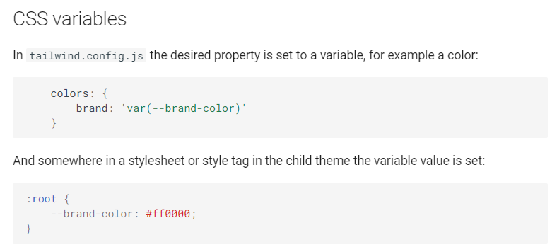 Using CSS variables