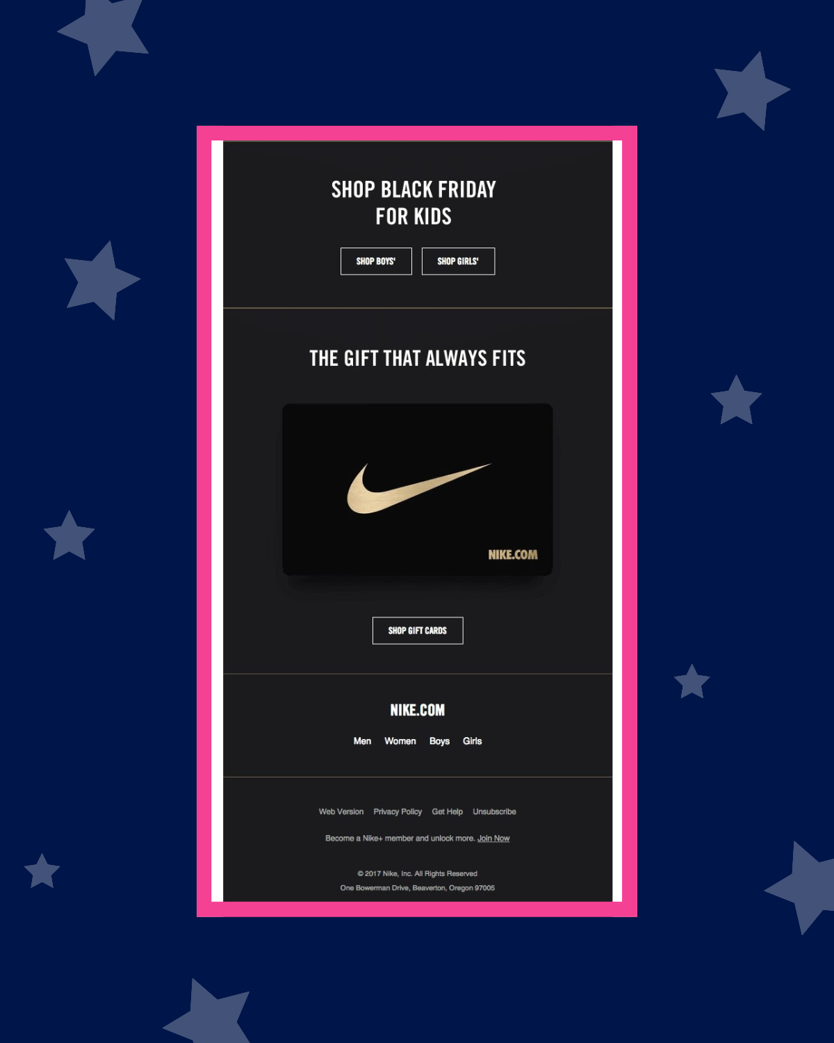 nike email marketing