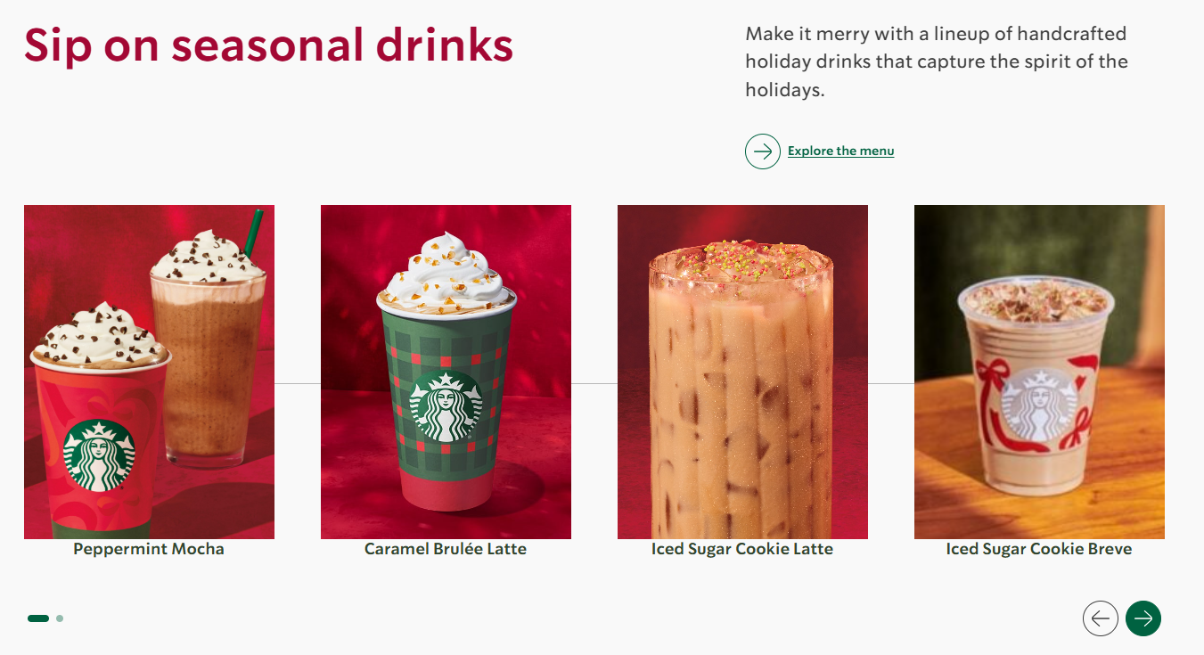 starbucks holiday 2025