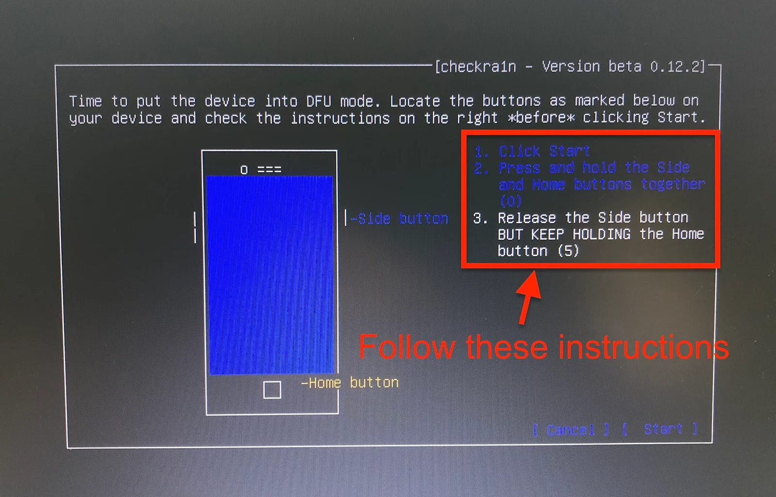 Follow the instruction
