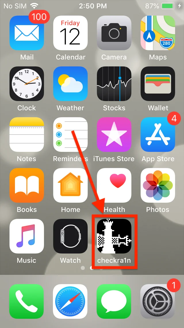 Open the app on iPhone