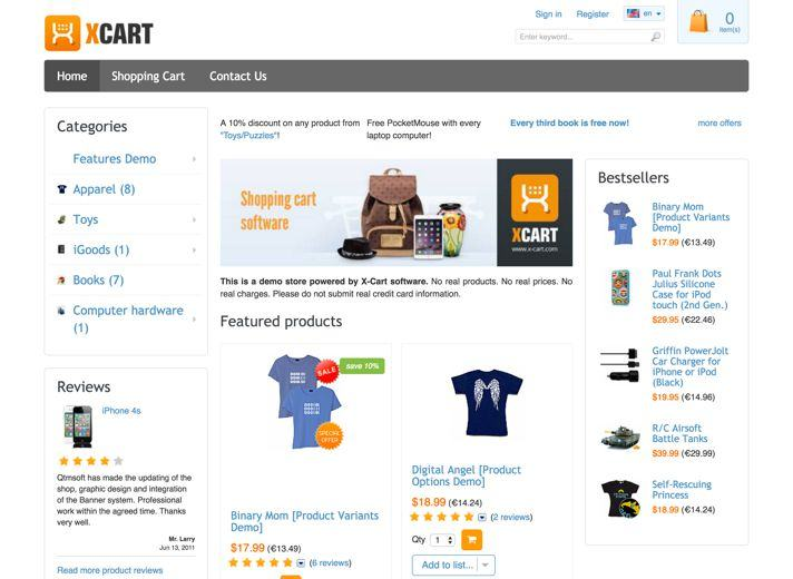 X-Cart provides the option to create multi-vendor marketplaces