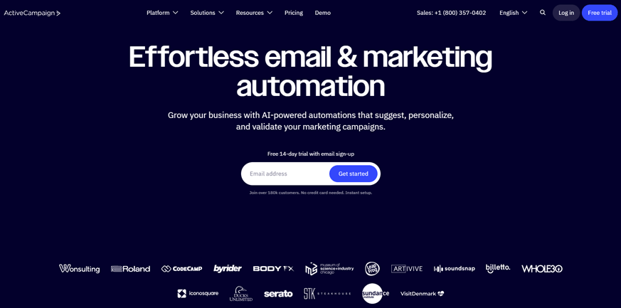 ActiveCampaign là giải pháp tự động hóa tiếp thị tích hợp CRM