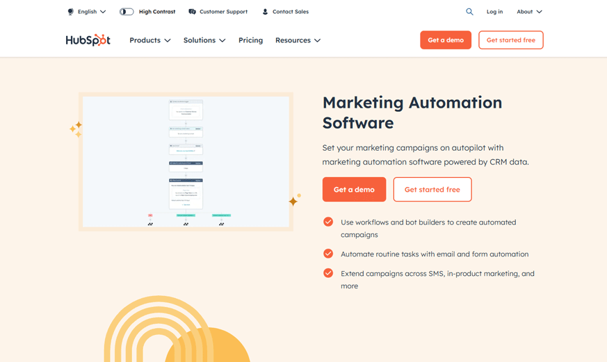 Phần mềm marketing automation toàn diện HubSpot