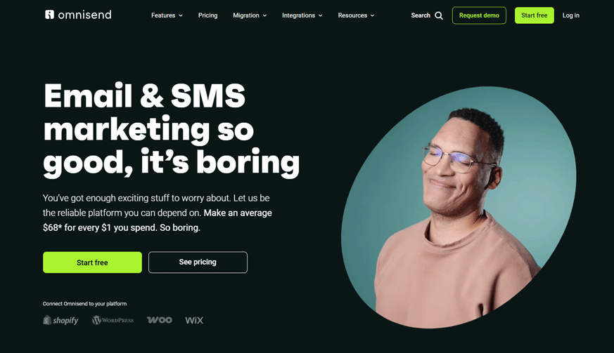 Phần mềm marketing automation Omnisend