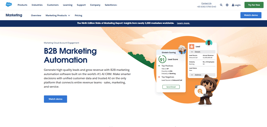Phần mềm tự động hóa tiếp thị Pardot của Salesforce