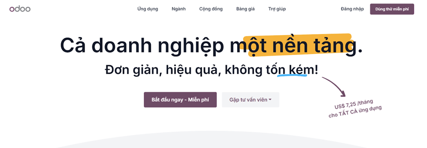 Quản lý cửa hàng vật liệu xây dựng với giải pháp toàn diện Odoo