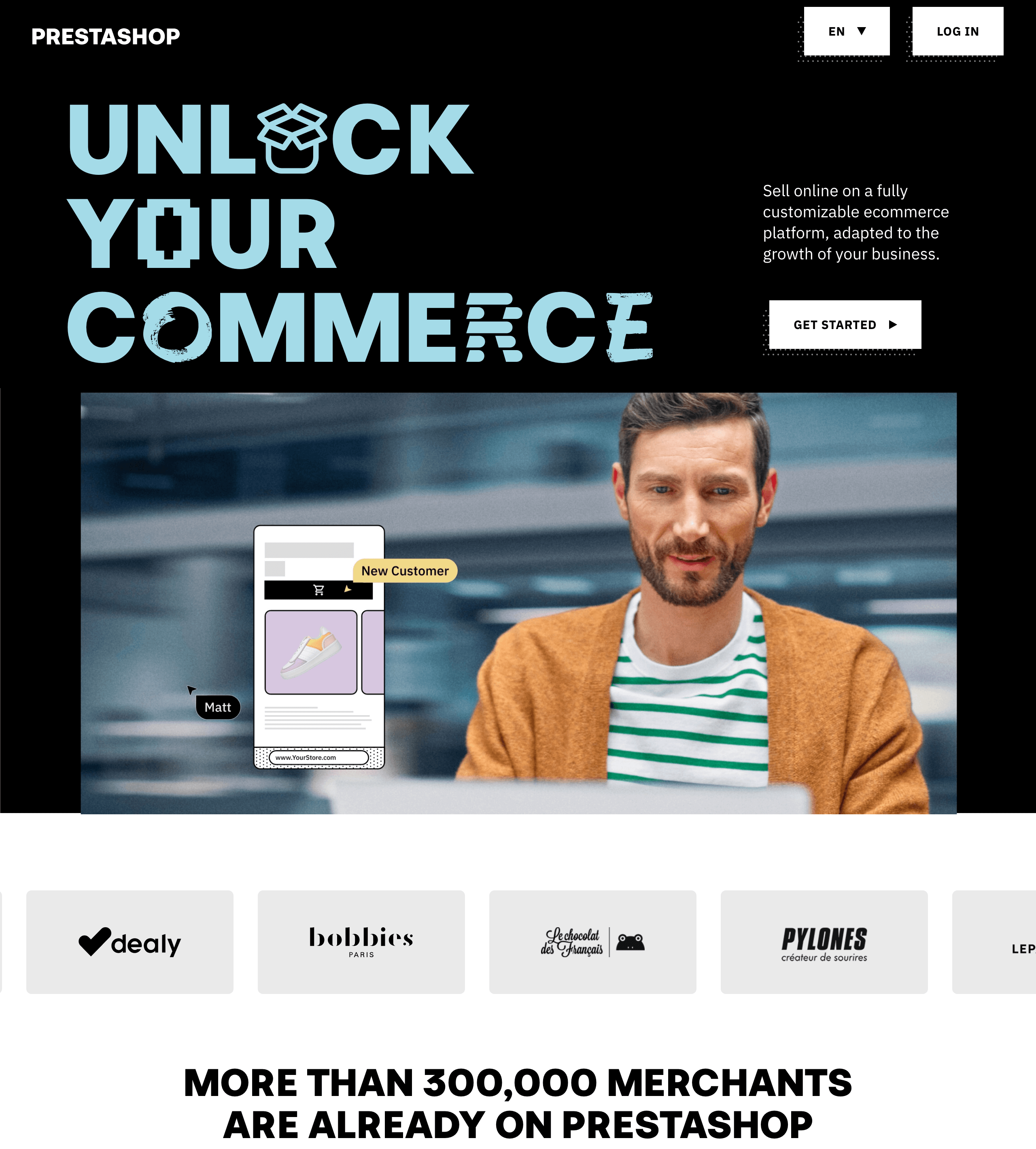 PrestaShop freemium ecommerce content management software