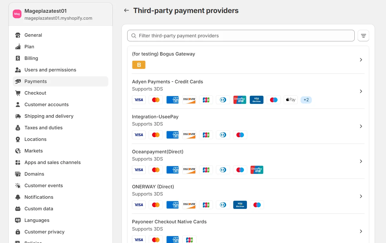 find-third-party-payment-providers
