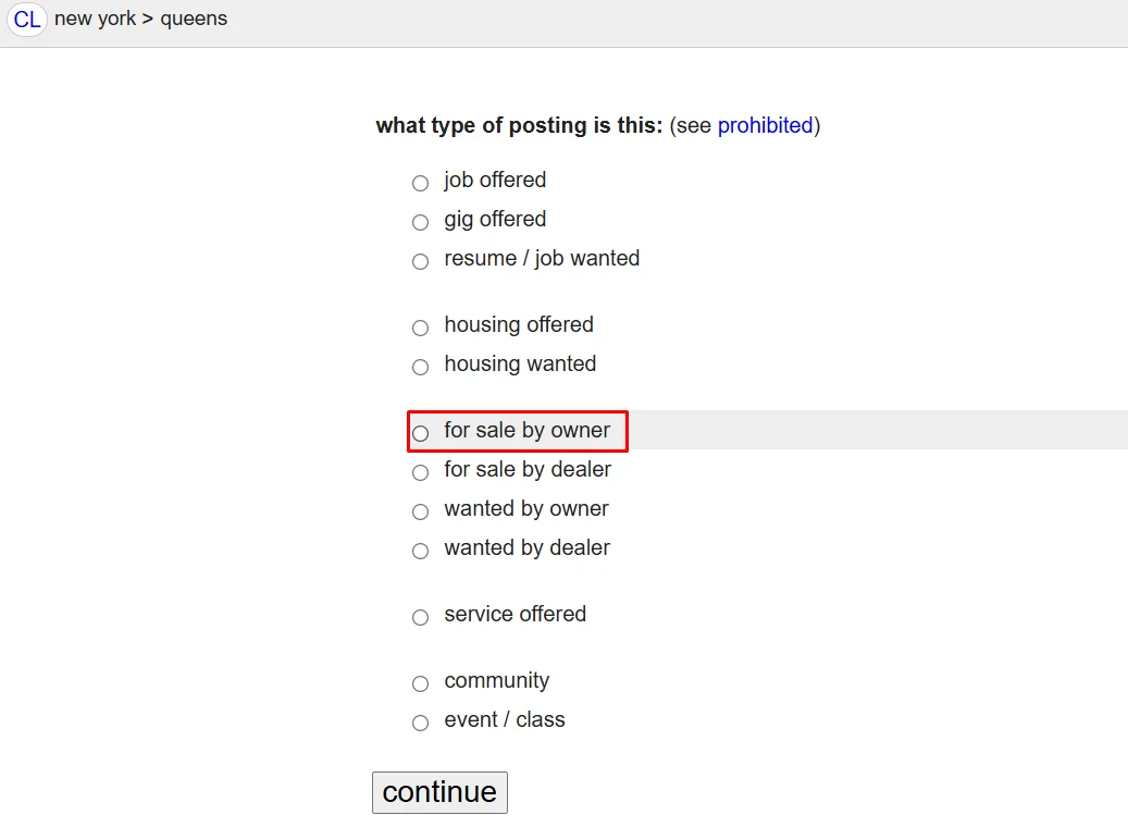 Choose the post purpose