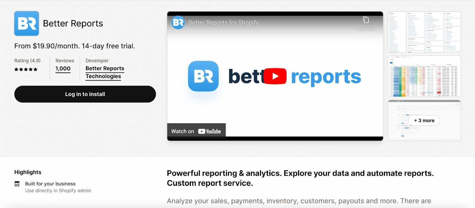 Better Reports
