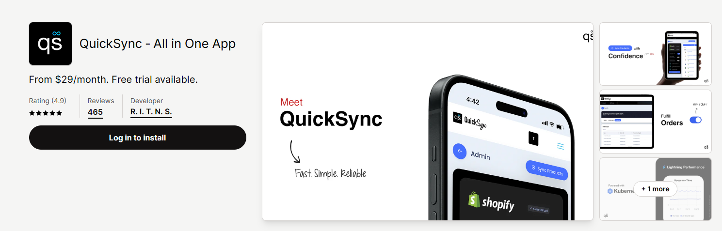 QuickSync ‑ All-in-One App