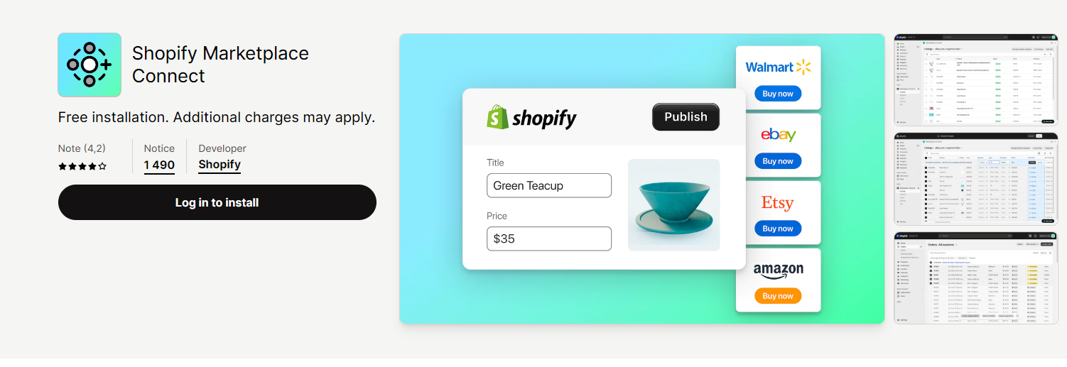 Shopify Marketplace Connect