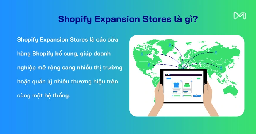 Khái niệm Shopify Expansion Stores