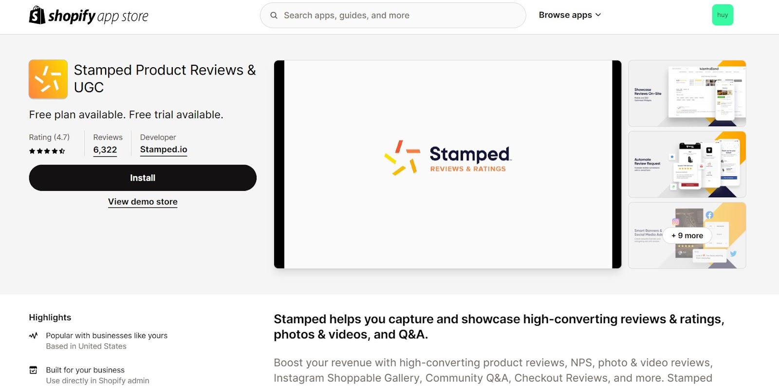 Stamped Product Reviews & UGC