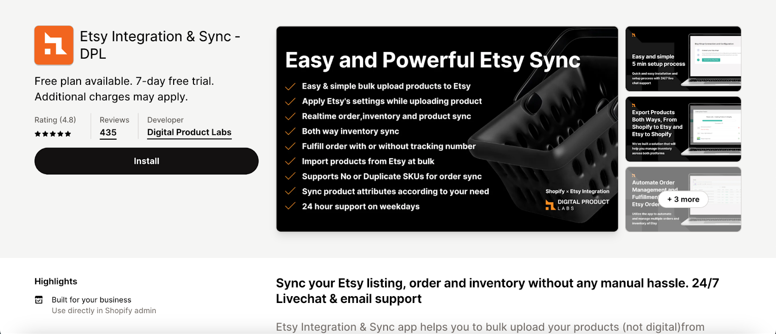 Etsy Integration & Sync by DPL