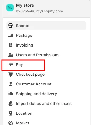 access-the-payments-section