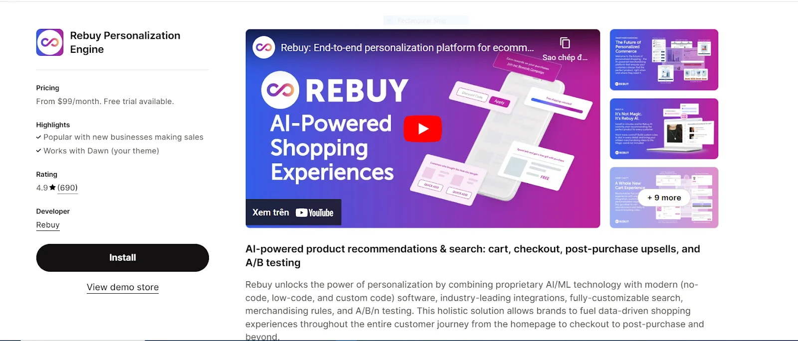 rebuy-personalization-engine