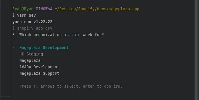 run-the-yarn-dev-command