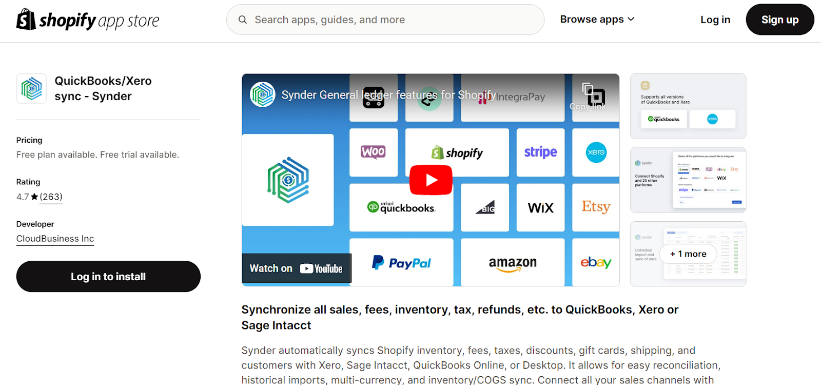 Accounting sync ‑ Synder