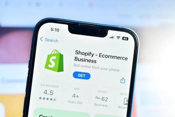 Shopify best ecommerce content management software 