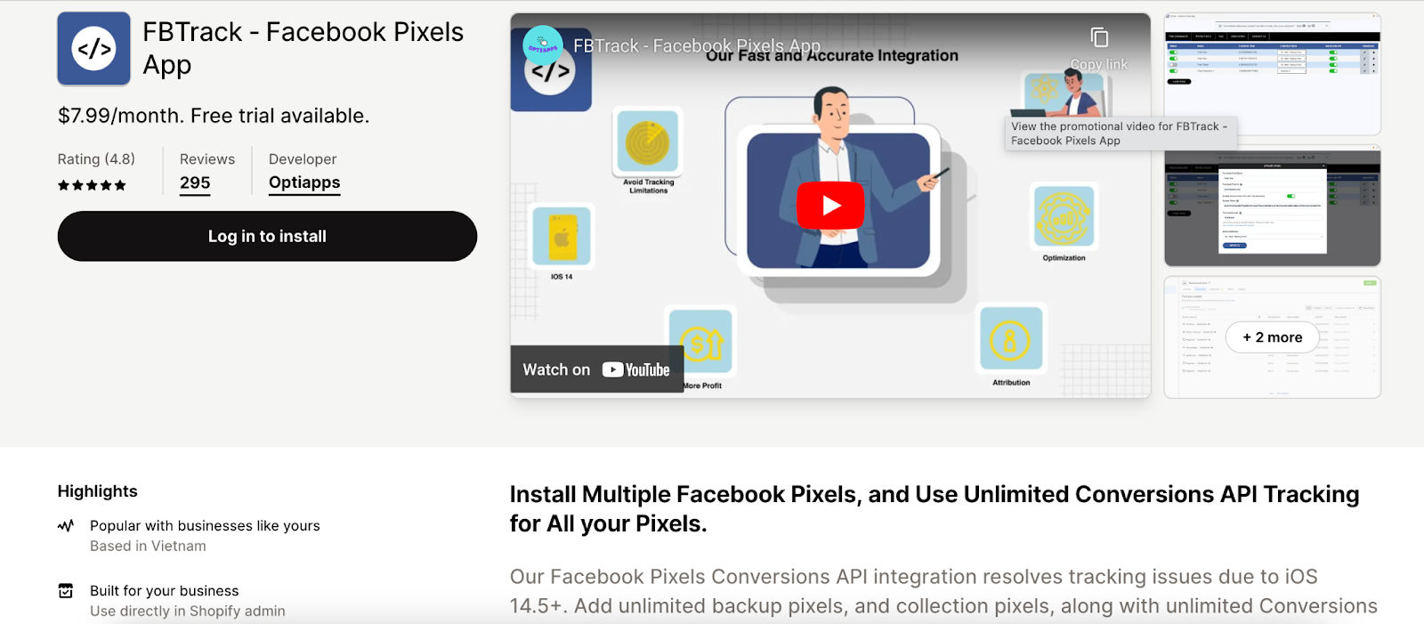 FBTrack ‑ Facebook Pixels App