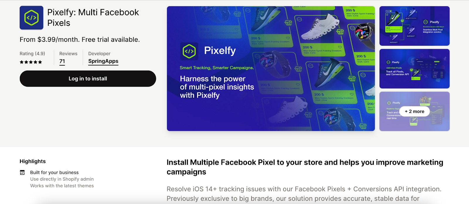 Pixelfy: Multi Facebook Pixels