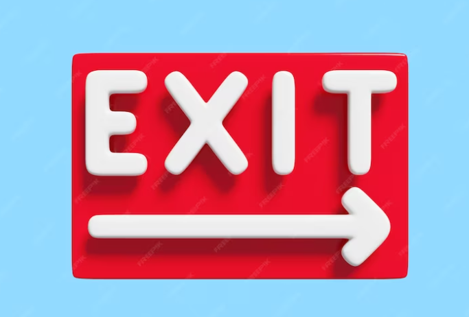 Exit easily