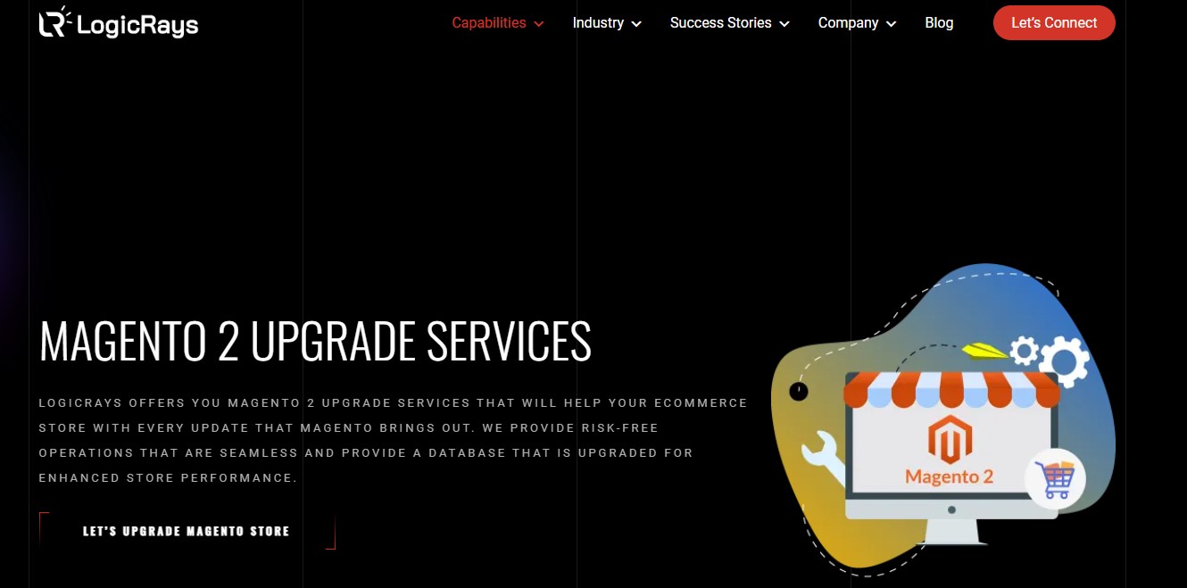 LogicRays Magento Upgrade Service